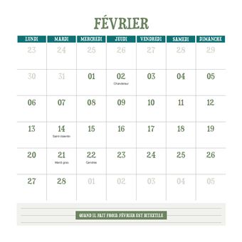 Calendrier Le Chat 2023