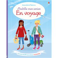 J'habille mes amies - En voyage - Autocollants Usborne