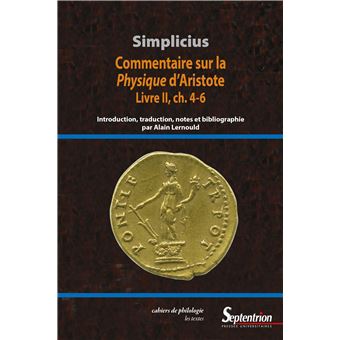 Commentaire sur la Physique d'Aristote. Livre II, ch. 4-6