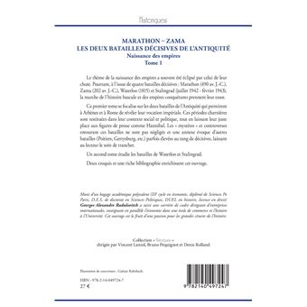 Marathon-Zama, les deux batailles décisives de l'Antiquité