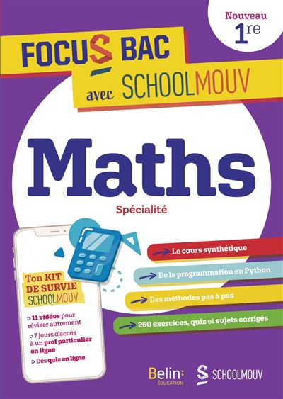 FOCUS BAC Maths Spécialité Première - Fayçal Assad - broché