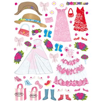 Minimiki - Cahier de stickers - Habille Emma en France - Nouvelle édition