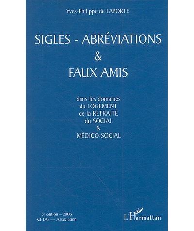 Sigles-abréviations et faux amis