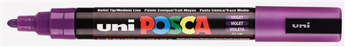 UNI-BALL Marqueur Pte conique moyenne POSCA PC5M 1,8 - 2,5mm Violet