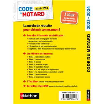 Code du motard 2023-2024