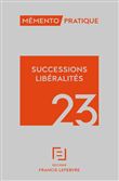 Mémento Successions Libéralités 2023