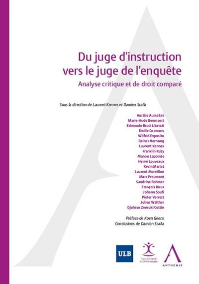 Du juge d instruction vers le juge de l enquete -  Collectif - broché