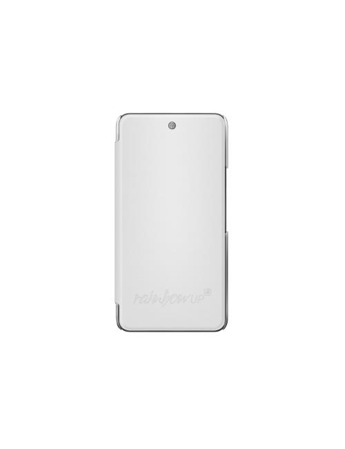 Etui Folio Wiko pour Rainbow Up Blanc