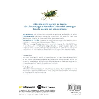 Agenda de la nature au jardin 2021