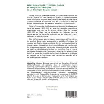Petite irrigation et systèmes de culture en Afrique subsaharienne