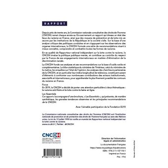 La lutte contre le racisme, l'antisémitisme et la xénophobie 2019