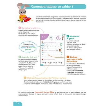 Les cahiers d'Olive - Écriture