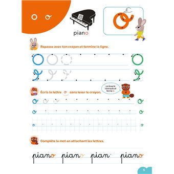 Les cahiers d'Olive - Écriture