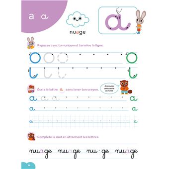 Les cahiers d'Olive - Écriture