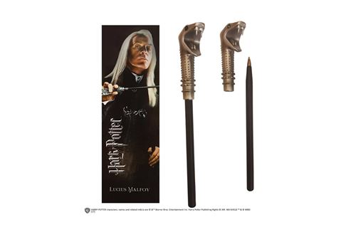 HARRY POTTER-STYLO + MARQUE-PAGES-LUCIUS MALEFOY