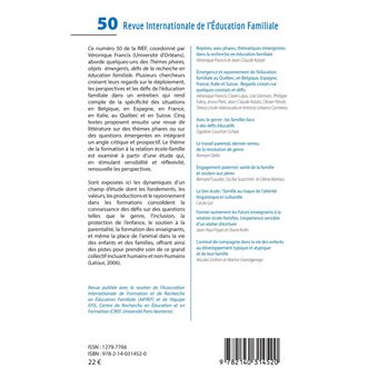 Thèmes phares, objets émergents, défis de la recherche en éducation familiale