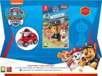 Pack La Pat' Patrouille en Mission ! Nintendo Switch + Figurine et Mini Fire Cart Marshall La Pat' Patrouille Ultimate Rescue Rouge