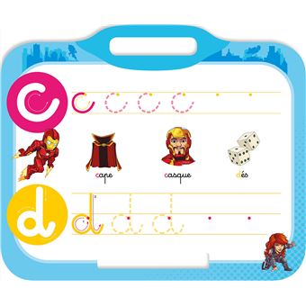 Disney - Mes super-héros Marvel - Ardoise J'écris les lettres minuscules  (4-6 ans)
