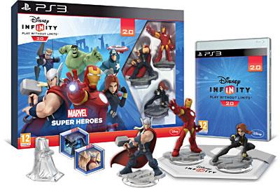 Pochette avant du jeu Disney Infinity 2.0 Marvel Super Heroes Pack de démarrage PS3