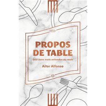 Propos de table - 500 bons mots entendus au resto