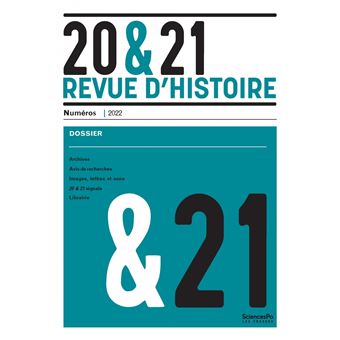 20&21. Revue d'histoire 153