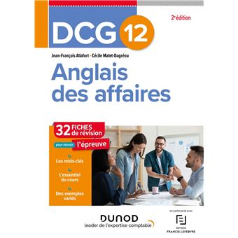DCG 12 - Anglais des affaires - Fiches de révision