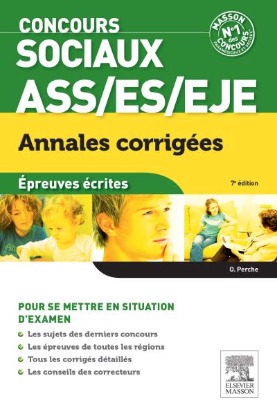 Annales corrigées, concours assistants de service social