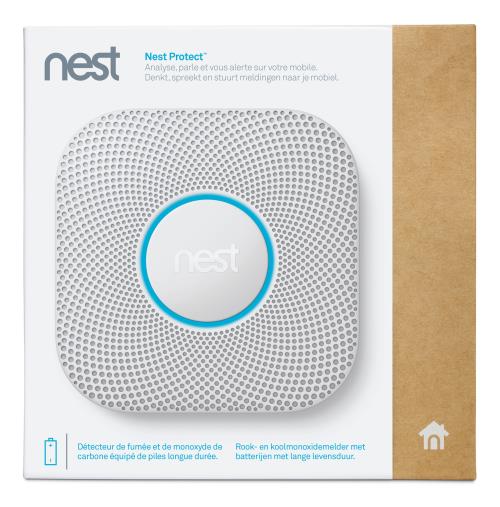 Nest Protect 2ème génération détecteur de fumée et de monoxyde de