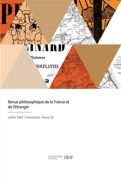 Revue philosophique de la France et de l'étranger - Théodule Ribot - broché