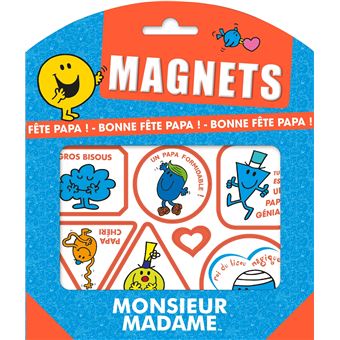 Monsieur Madame - Magnets - Bonne fête Papa