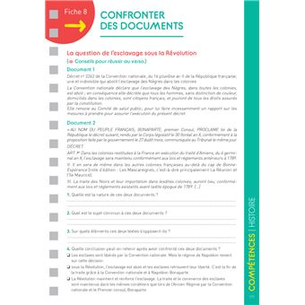 Les fiches du collège 4e