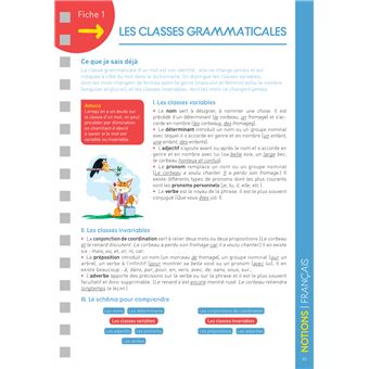 Les fiches du collège 4e