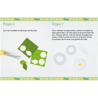 Serre-tête feutrine biche - mini coffret avec accessoires