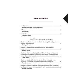 Le Parti conservateur britannique au pouvoir (2010-2020)