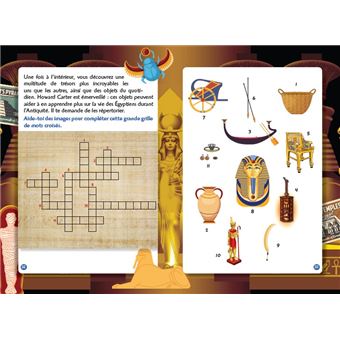 Escape game de poche junior : La malédiction de Toutankhamon