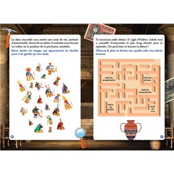 Escape game de poche junior : La malédiction de Toutankhamon