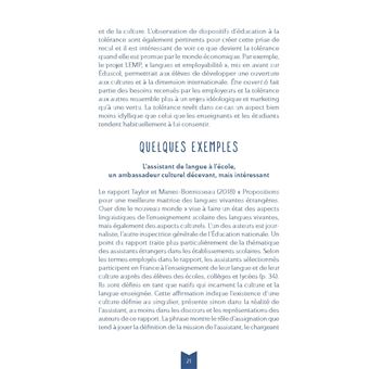 Les cultures à l'école