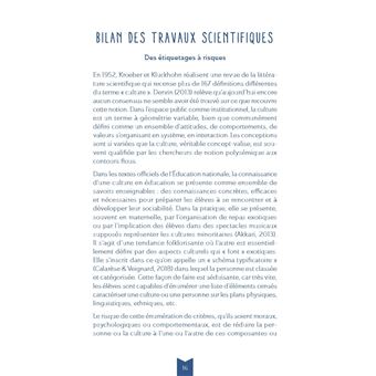 Les cultures à l'école