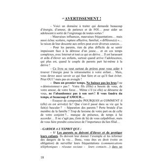 Votre adolescent(e) part à la dérive et s'éloigne de vous !... mauvaises fréquentations, drogues, alcool...