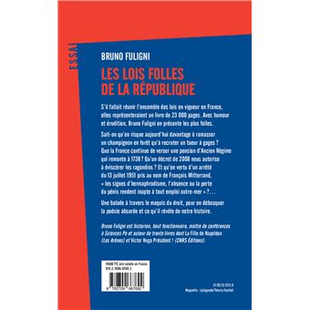 Les lois folles de la République