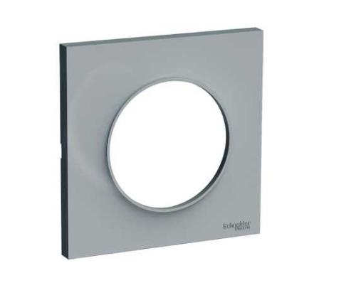 Schneider Electric - Plaque de finition Odace Styl - 1 poste - Aluminium - Image 3