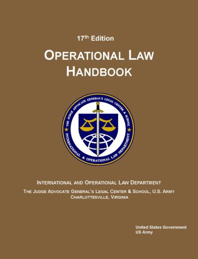 17th Edition US Army Operational Law Handbook - ebook (ePub) - United ...