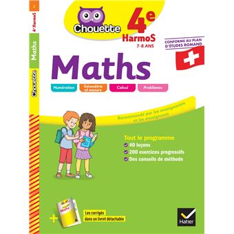 Chouette 4e harmos maths suisse
