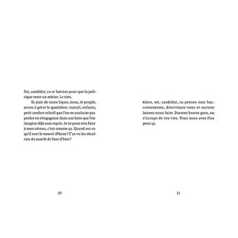 Toi, candidat, nouvelle édition