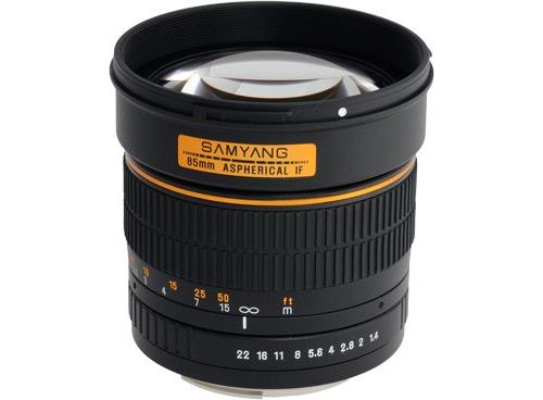 Objectif reflex Samyang 85 mm f/1.4 ASPH IF pour Pentax