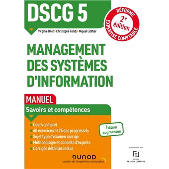 DSCG 5 Management des systèmes d'information - Manuel