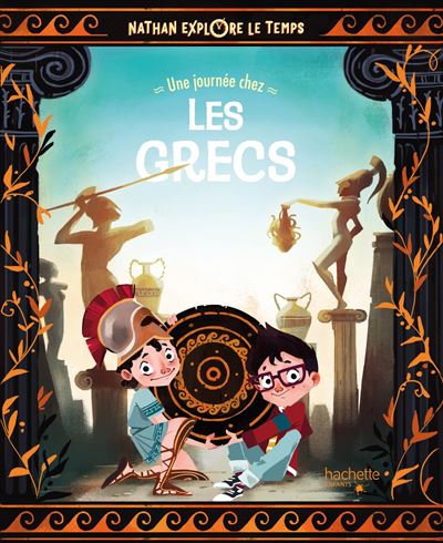 Nathan explore le temps - Une journée chez les Grecs - Jacopo Olivieri - cartonné