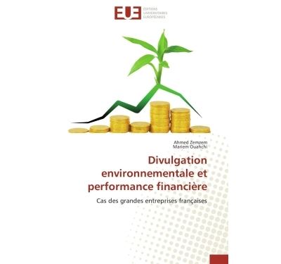 Divulgation environnementale et performance financière