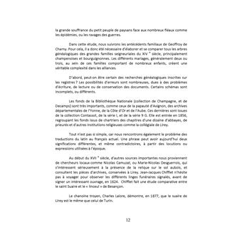 Autour du Saint Suaire et de la collégiale de Lirey (Aube)