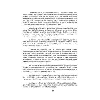Autour du Saint Suaire et de la collégiale de Lirey (Aube)